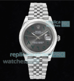 DIW Factory Rolex Datejust 41 Wimbledon Arabic Numerals Watch Jubilee Bracelet